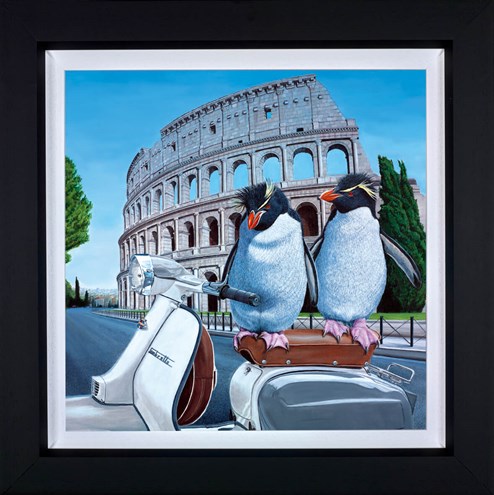Roman Holiday by Steve Tandy - Framed Limited Edition on Canvas
